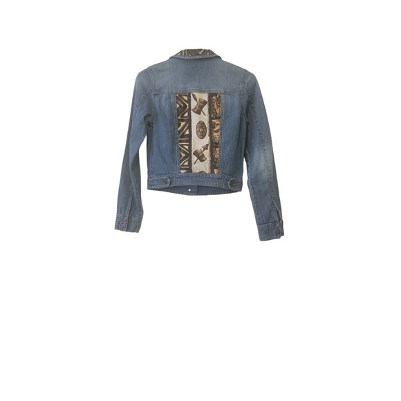 Upcycled denim jacket - Picture 4 of 5